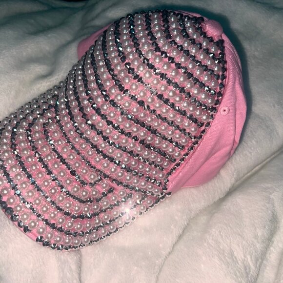 Unisex Rhinestone Sequins Baseball Cap Sparkly Glitter Bling Snapback Hat - Picture 4 of 6